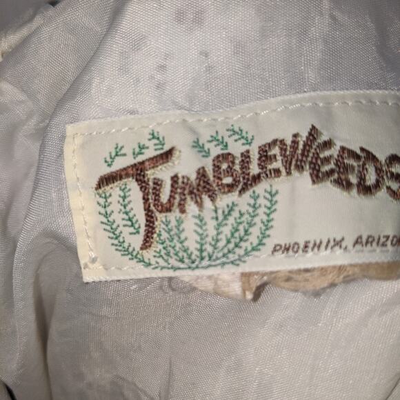 Tumbleweeds 70's VTG Maxi Skirt White Black Lace Black Velvet Hem Boho Western - Picture 3 of 11